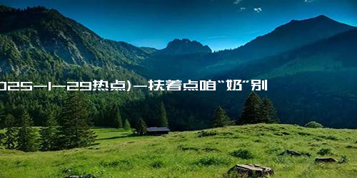 (2025-1-29热点)-扶着点咱“奶”别摔了 春晚机器人秀技